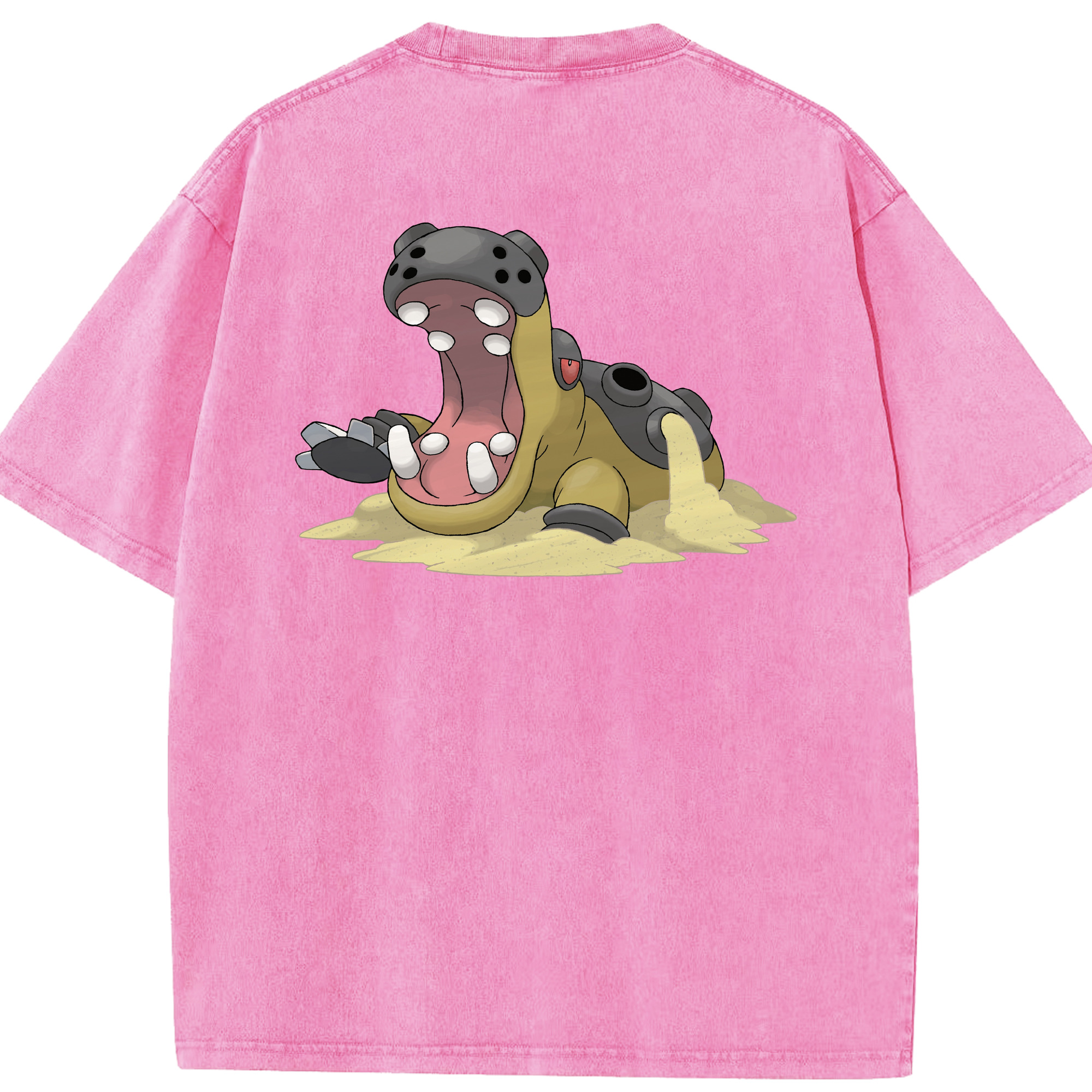 （画像用） ポケットモンスター Pokémon 綿100% ヴィンテージ風 半袖Tシャツ（背面プリント）